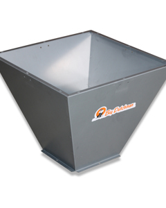 Upper part for hopper 115l AM ZnAl